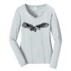 Ladies Long Sleeve Fan Favorite V Neck Tee Thumbnail