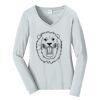 Ladies Long Sleeve Fan Favorite V Neck Tee Thumbnail