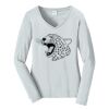 Ladies Long Sleeve Fan Favorite V Neck Tee Thumbnail