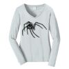 Ladies Long Sleeve Fan Favorite V Neck Tee Thumbnail