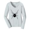 Ladies Long Sleeve Fan Favorite V Neck Tee Thumbnail