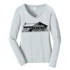 Ladies Long Sleeve Fan Favorite V Neck Tee Thumbnail