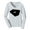 Ladies Long Sleeve Fan Favorite V Neck Tee Thumbnail