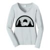 Ladies Long Sleeve Fan Favorite V Neck Tee Thumbnail