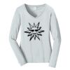 Ladies Long Sleeve Fan Favorite V Neck Tee Thumbnail