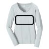 Ladies Long Sleeve Fan Favorite V Neck Tee Thumbnail