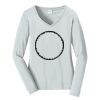 Ladies Long Sleeve Fan Favorite V Neck Tee Thumbnail