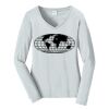 Ladies Long Sleeve Fan Favorite V Neck Tee Thumbnail