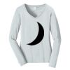 Ladies Long Sleeve Fan Favorite V Neck Tee Thumbnail