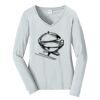 Ladies Long Sleeve Fan Favorite V Neck Tee Thumbnail