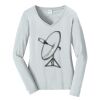 Ladies Long Sleeve Fan Favorite V Neck Tee Thumbnail