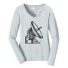 Ladies Long Sleeve Fan Favorite V Neck Tee Thumbnail