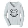 Ladies Long Sleeve Fan Favorite V Neck Tee Thumbnail