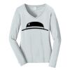 Ladies Long Sleeve Fan Favorite V Neck Tee Thumbnail