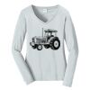 Ladies Long Sleeve Fan Favorite V Neck Tee Thumbnail