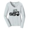 Ladies Long Sleeve Fan Favorite V Neck Tee Thumbnail