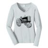 Ladies Long Sleeve Fan Favorite V Neck Tee Thumbnail