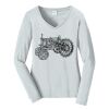 Ladies Long Sleeve Fan Favorite V Neck Tee Thumbnail