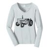 Ladies Long Sleeve Fan Favorite V Neck Tee Thumbnail