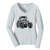 Ladies Long Sleeve Fan Favorite V Neck Tee Thumbnail