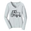 Ladies Long Sleeve Fan Favorite V Neck Tee Thumbnail