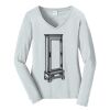 Ladies Long Sleeve Fan Favorite V Neck Tee Thumbnail