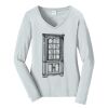 Ladies Long Sleeve Fan Favorite V Neck Tee Thumbnail