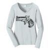 Ladies Long Sleeve Fan Favorite V Neck Tee Thumbnail