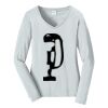 Ladies Long Sleeve Fan Favorite V Neck Tee Thumbnail