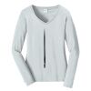 Ladies Long Sleeve Fan Favorite V Neck Tee Thumbnail