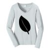 Ladies Long Sleeve Fan Favorite V Neck Tee Thumbnail