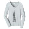 Ladies Long Sleeve Fan Favorite V Neck Tee Thumbnail