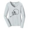 Ladies Long Sleeve Fan Favorite V Neck Tee Thumbnail