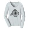 Ladies Long Sleeve Fan Favorite V Neck Tee Thumbnail