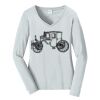 Ladies Long Sleeve Fan Favorite V Neck Tee Thumbnail