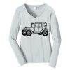 Ladies Long Sleeve Fan Favorite V Neck Tee Thumbnail