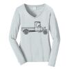 Ladies Long Sleeve Fan Favorite V Neck Tee Thumbnail