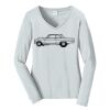 Ladies Long Sleeve Fan Favorite V Neck Tee Thumbnail