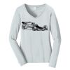 Ladies Long Sleeve Fan Favorite V Neck Tee Thumbnail