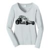 Ladies Long Sleeve Fan Favorite V Neck Tee Thumbnail