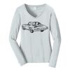 Ladies Long Sleeve Fan Favorite V Neck Tee Thumbnail