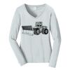 Ladies Long Sleeve Fan Favorite V Neck Tee Thumbnail