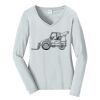 Ladies Long Sleeve Fan Favorite V Neck Tee Thumbnail