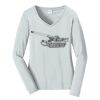 Ladies Long Sleeve Fan Favorite V Neck Tee Thumbnail