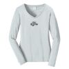 Ladies Long Sleeve Fan Favorite V Neck Tee Thumbnail