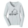 Ladies Long Sleeve Fan Favorite V Neck Tee Thumbnail