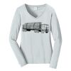 Ladies Long Sleeve Fan Favorite V Neck Tee Thumbnail