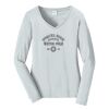 Ladies Long Sleeve Fan Favorite V Neck Tee Thumbnail