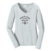 Ladies Long Sleeve Fan Favorite V Neck Tee Thumbnail