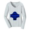 Ladies Long Sleeve Fan Favorite V Neck Tee Thumbnail